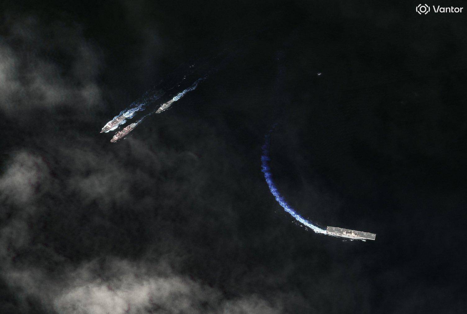 ‌法国世界杯足球
_直-20T都拍到了！美国卫星秀精度‌法国世界杯足球
，监视中国075舰，7万吨直奔澳洲